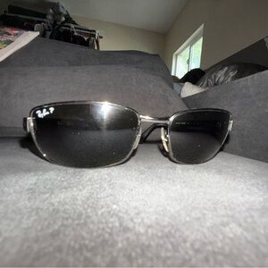 Ray-Ban Polished Gunmental Frame Sunglasses Polarized